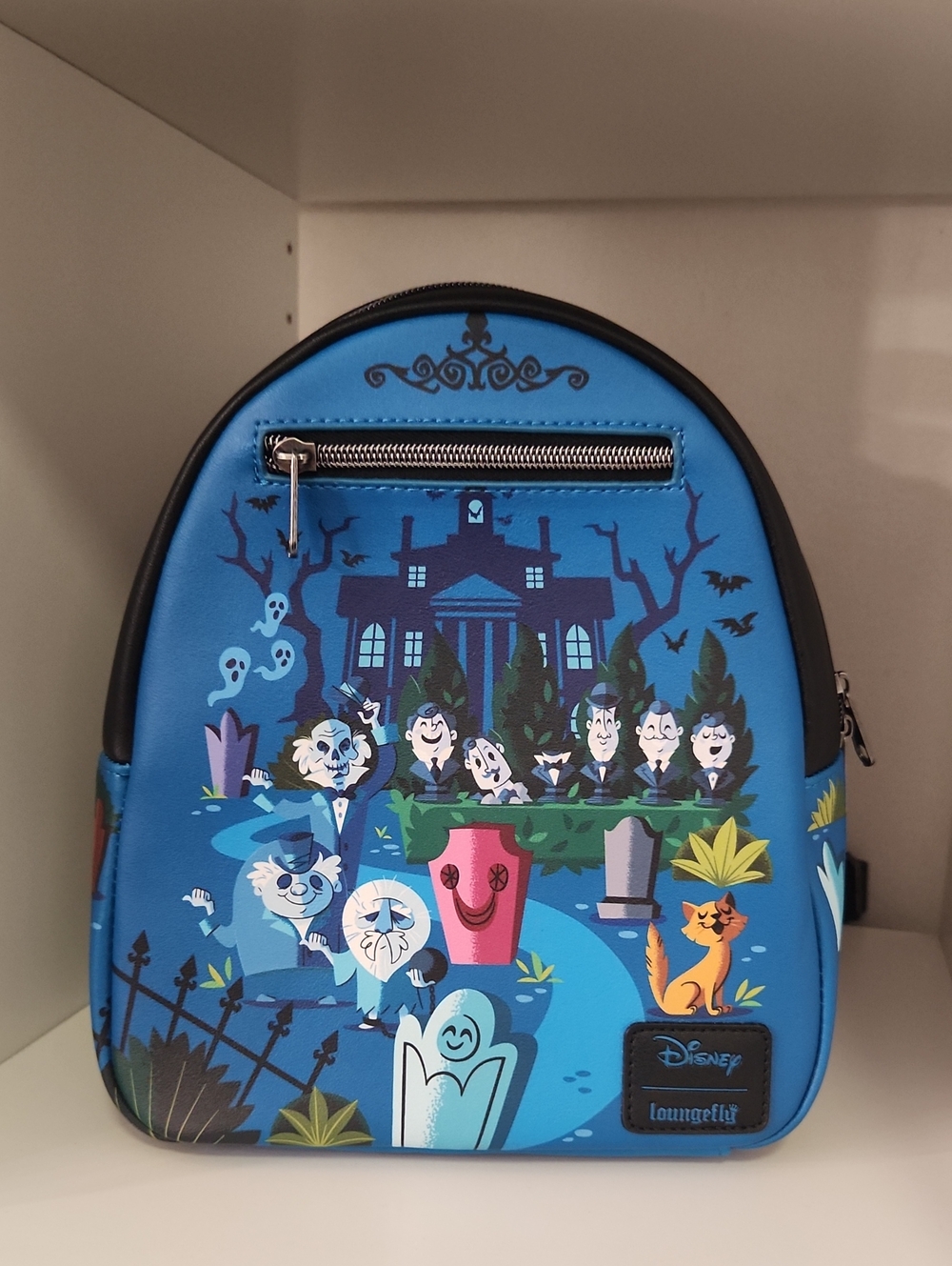 Loungefly Disney The Haunted Mansion Cartoon Artwork-EUC